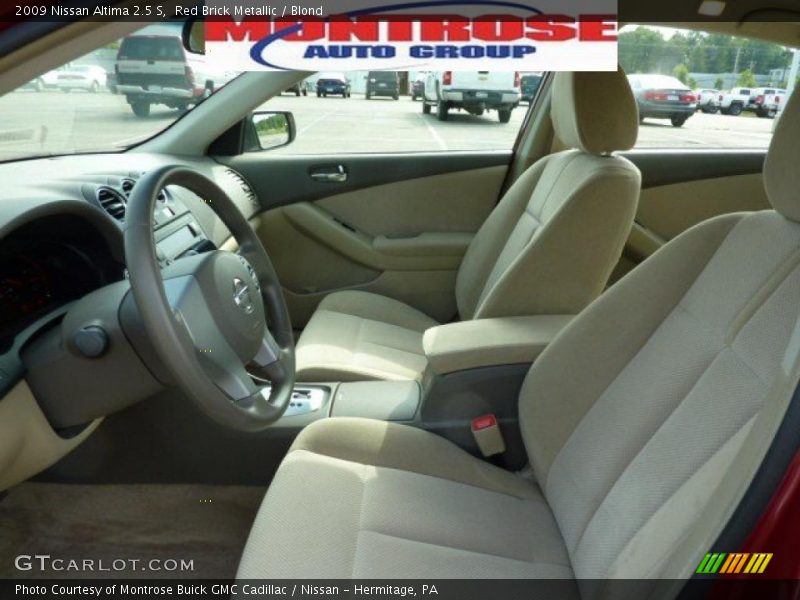 Red Brick Metallic / Blond 2009 Nissan Altima 2.5 S