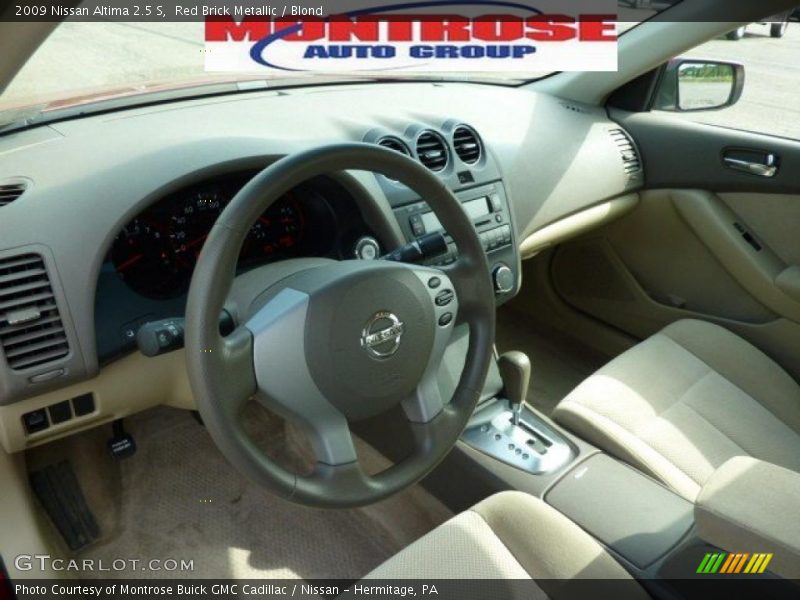 Red Brick Metallic / Blond 2009 Nissan Altima 2.5 S
