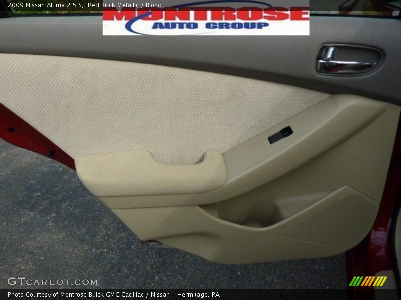 Red Brick Metallic / Blond 2009 Nissan Altima 2.5 S