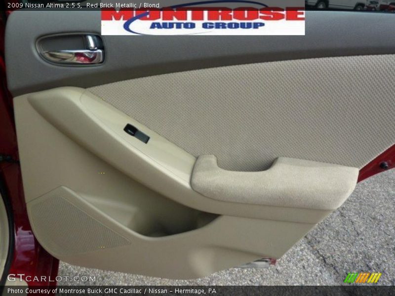 Red Brick Metallic / Blond 2009 Nissan Altima 2.5 S