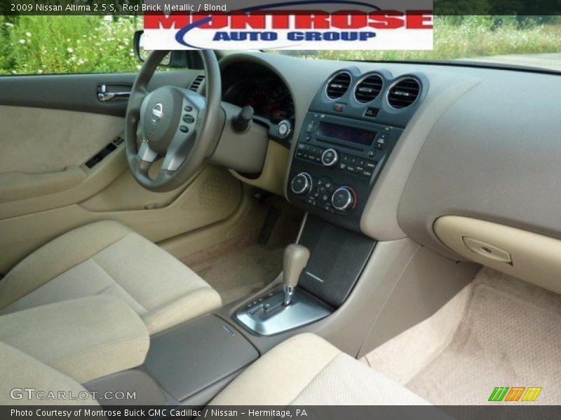 Red Brick Metallic / Blond 2009 Nissan Altima 2.5 S