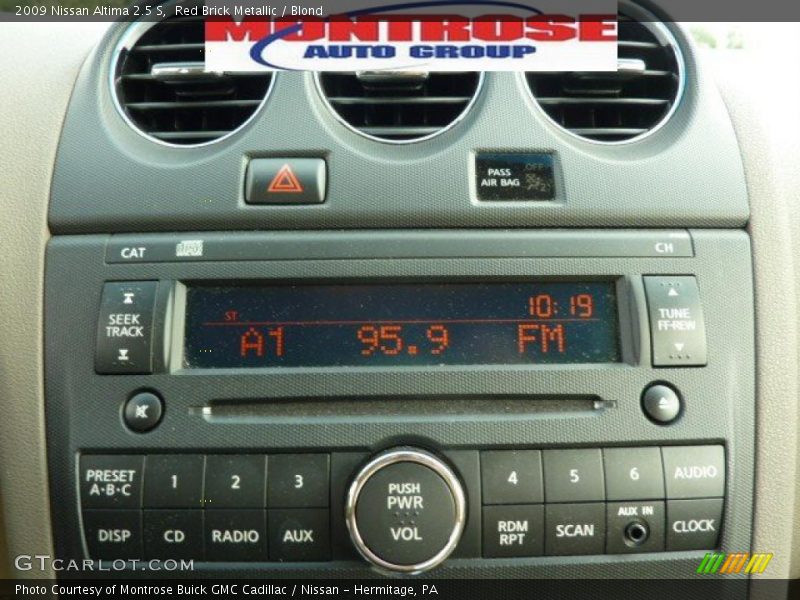 Red Brick Metallic / Blond 2009 Nissan Altima 2.5 S