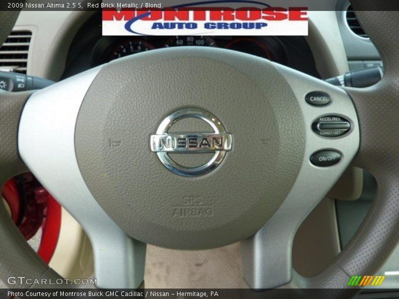 Red Brick Metallic / Blond 2009 Nissan Altima 2.5 S