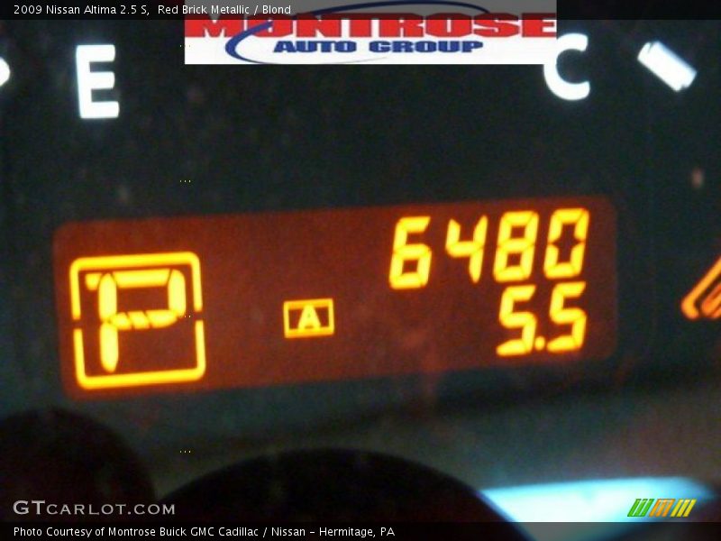 Red Brick Metallic / Blond 2009 Nissan Altima 2.5 S