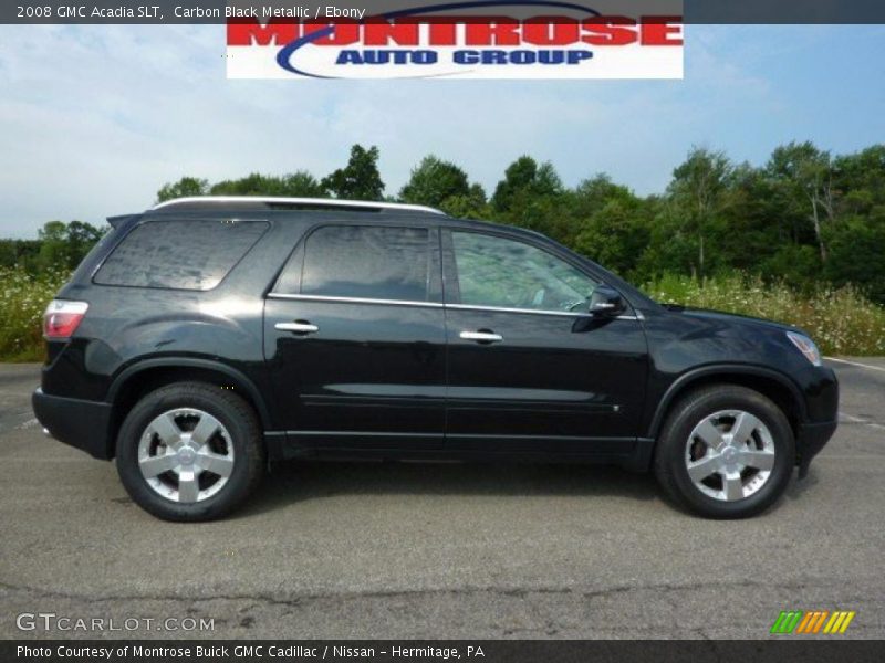 Carbon Black Metallic / Ebony 2008 GMC Acadia SLT