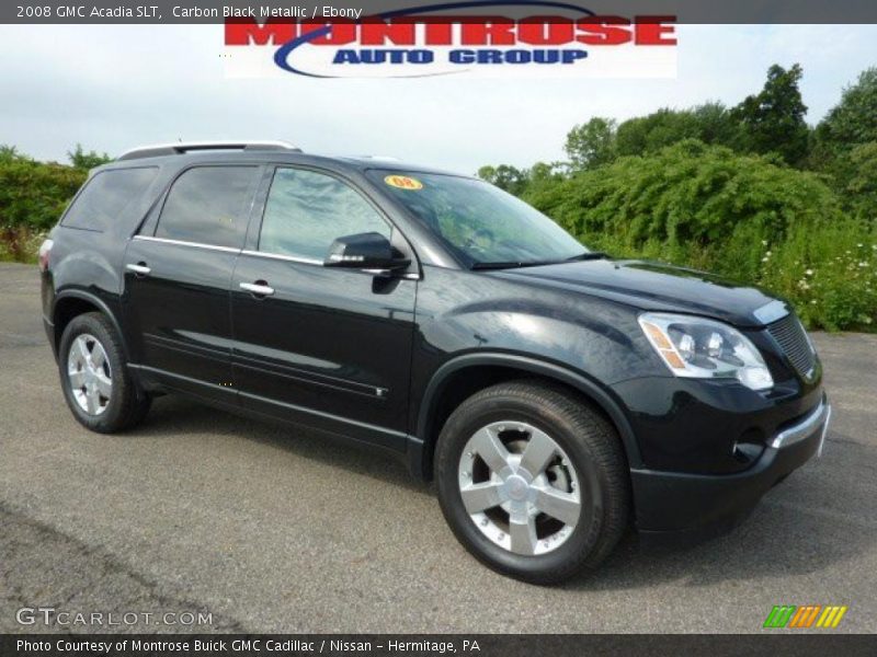 Carbon Black Metallic / Ebony 2008 GMC Acadia SLT