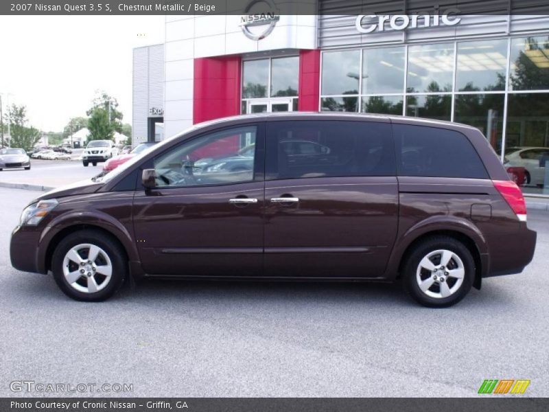 Chestnut Metallic / Beige 2007 Nissan Quest 3.5 S