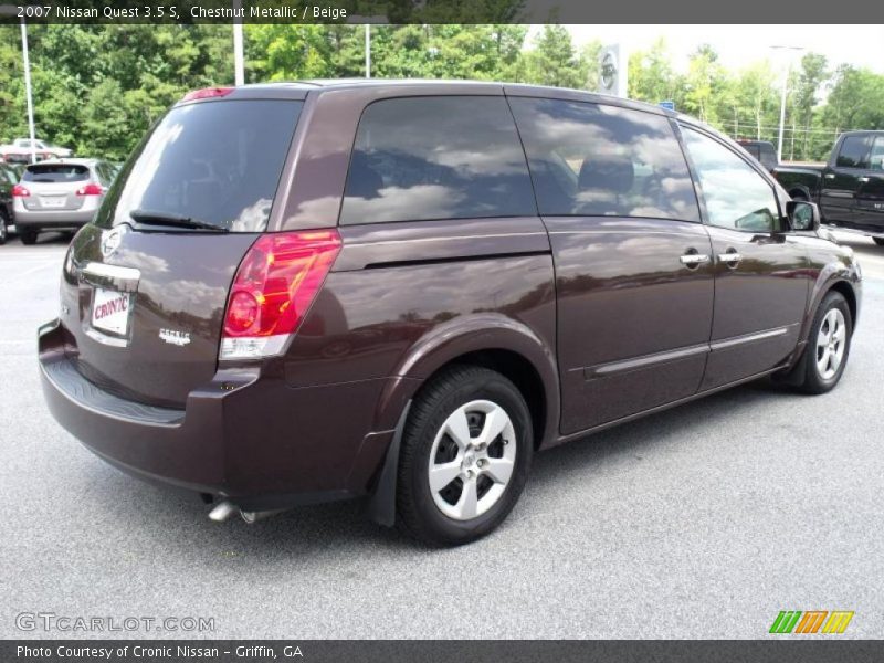 Chestnut Metallic / Beige 2007 Nissan Quest 3.5 S