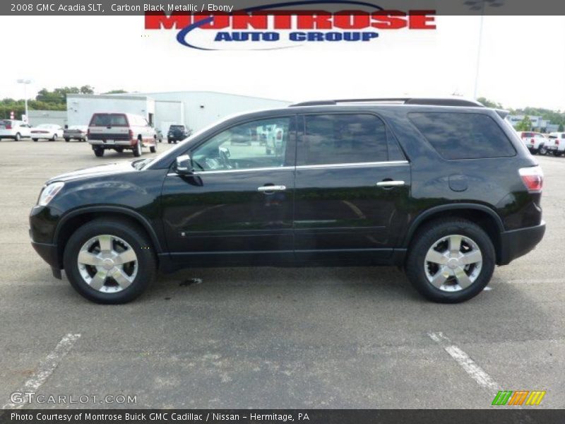 Carbon Black Metallic / Ebony 2008 GMC Acadia SLT
