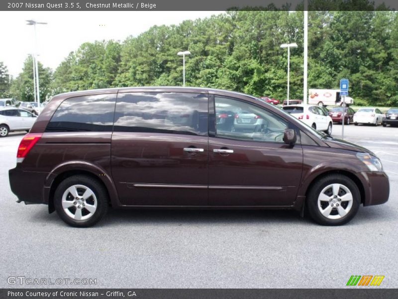 Chestnut Metallic / Beige 2007 Nissan Quest 3.5 S