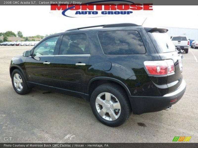 Carbon Black Metallic / Ebony 2008 GMC Acadia SLT