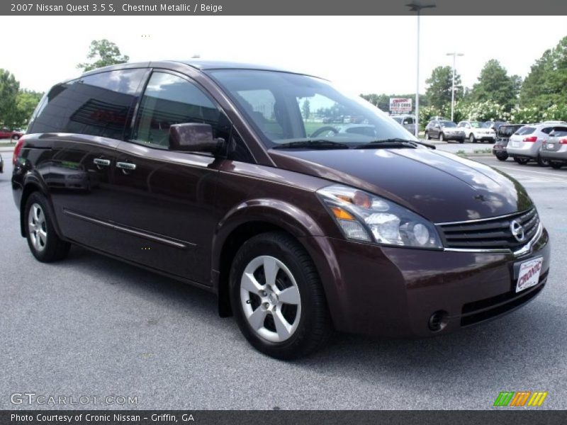 Chestnut Metallic / Beige 2007 Nissan Quest 3.5 S