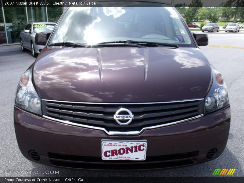 Chestnut Metallic / Beige 2007 Nissan Quest 3.5 S