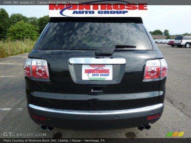 Carbon Black Metallic / Ebony 2008 GMC Acadia SLT