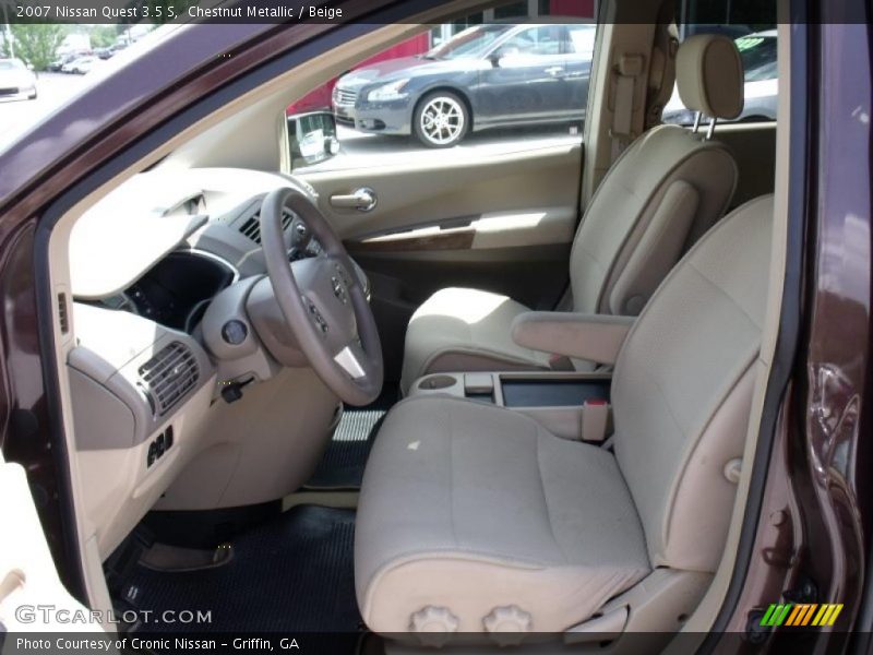 Chestnut Metallic / Beige 2007 Nissan Quest 3.5 S