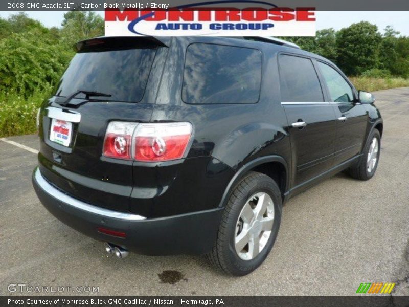 Carbon Black Metallic / Ebony 2008 GMC Acadia SLT