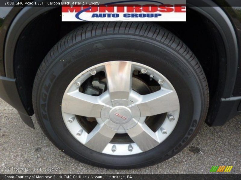 Carbon Black Metallic / Ebony 2008 GMC Acadia SLT