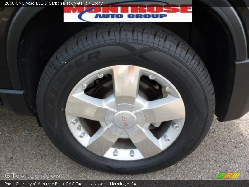 Carbon Black Metallic / Ebony 2008 GMC Acadia SLT