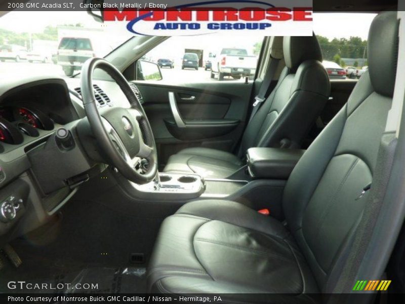 Carbon Black Metallic / Ebony 2008 GMC Acadia SLT