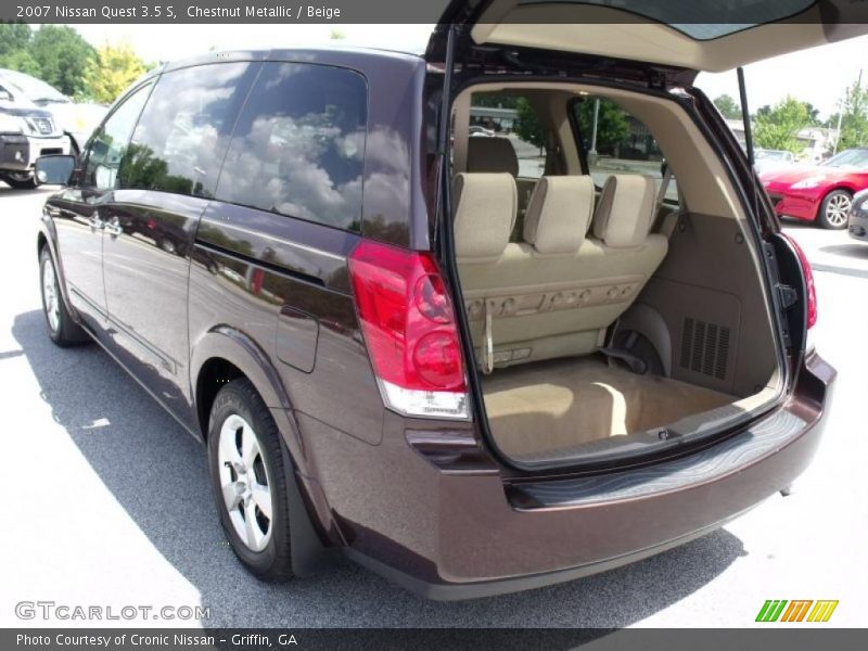 Chestnut Metallic / Beige 2007 Nissan Quest 3.5 S
