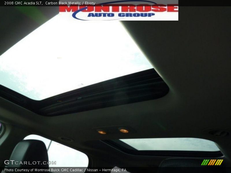 Carbon Black Metallic / Ebony 2008 GMC Acadia SLT