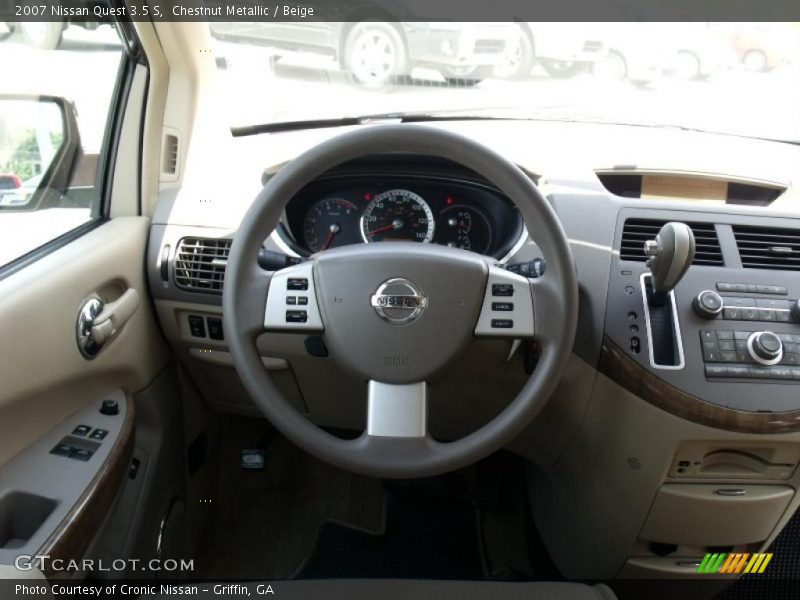Chestnut Metallic / Beige 2007 Nissan Quest 3.5 S