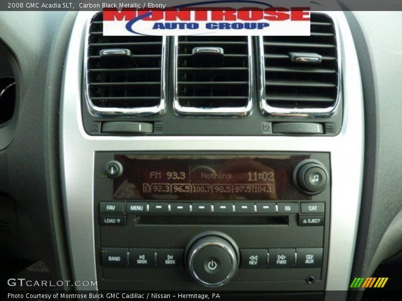 Carbon Black Metallic / Ebony 2008 GMC Acadia SLT