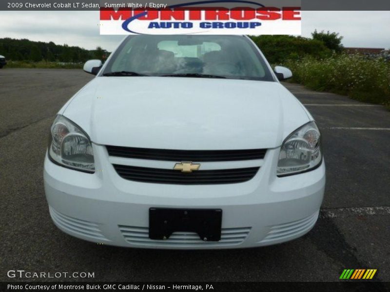 Summit White / Ebony 2009 Chevrolet Cobalt LT Sedan