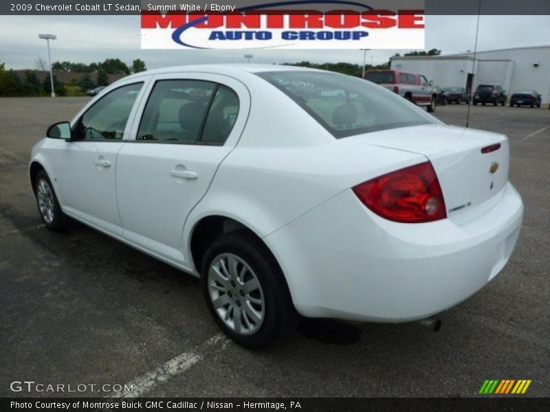 Summit White / Ebony 2009 Chevrolet Cobalt LT Sedan