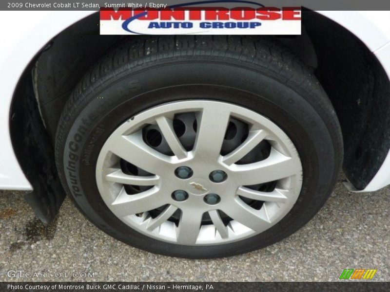 Summit White / Ebony 2009 Chevrolet Cobalt LT Sedan