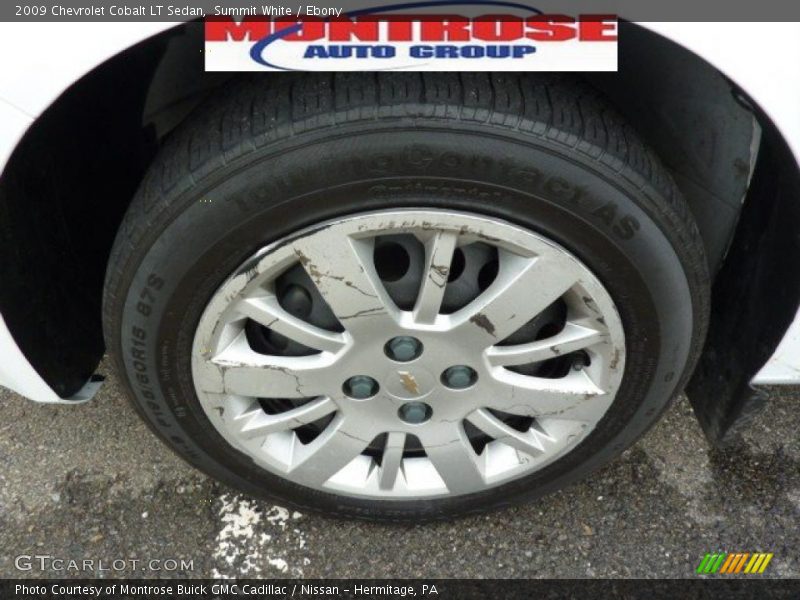 Summit White / Ebony 2009 Chevrolet Cobalt LT Sedan
