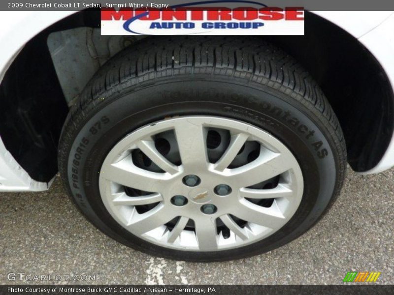 Summit White / Ebony 2009 Chevrolet Cobalt LT Sedan
