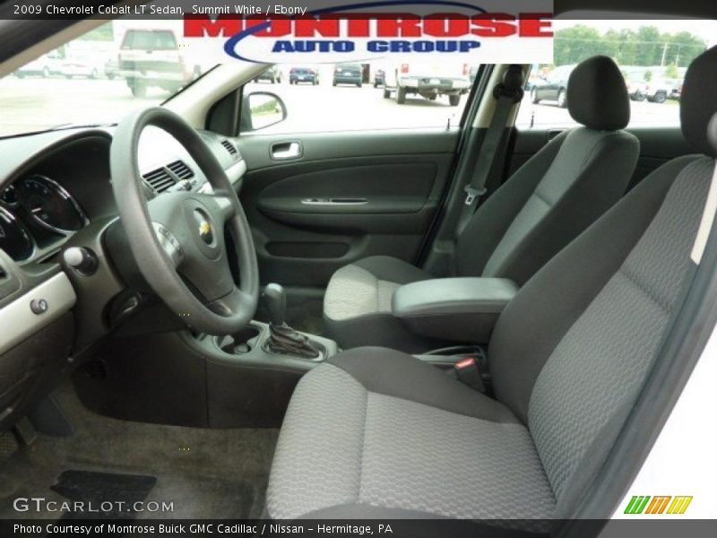 Summit White / Ebony 2009 Chevrolet Cobalt LT Sedan