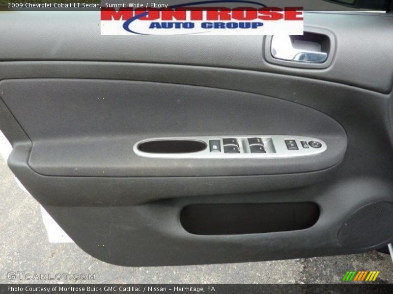 Summit White / Ebony 2009 Chevrolet Cobalt LT Sedan