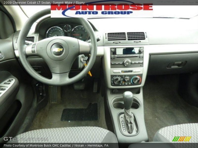 Summit White / Ebony 2009 Chevrolet Cobalt LT Sedan