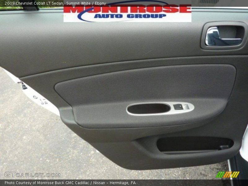 Summit White / Ebony 2009 Chevrolet Cobalt LT Sedan