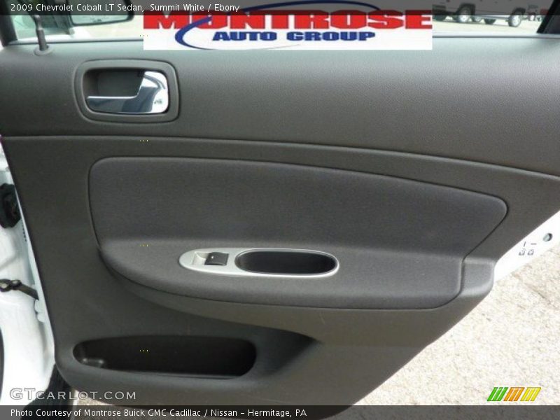 Summit White / Ebony 2009 Chevrolet Cobalt LT Sedan