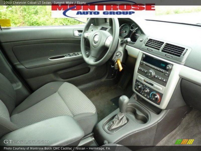 Summit White / Ebony 2009 Chevrolet Cobalt LT Sedan