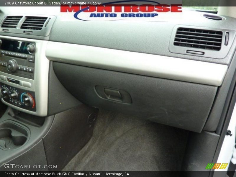 Summit White / Ebony 2009 Chevrolet Cobalt LT Sedan