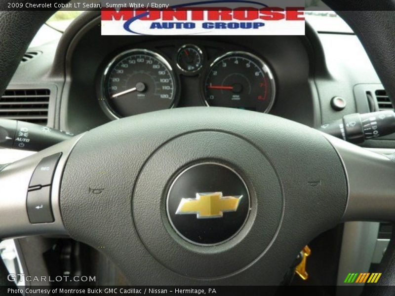 Summit White / Ebony 2009 Chevrolet Cobalt LT Sedan