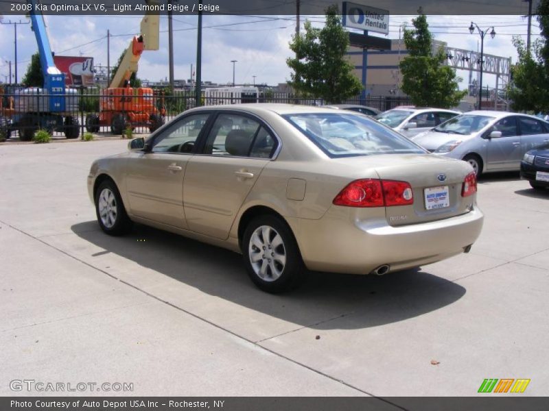 Light Almond Beige / Beige 2008 Kia Optima LX V6