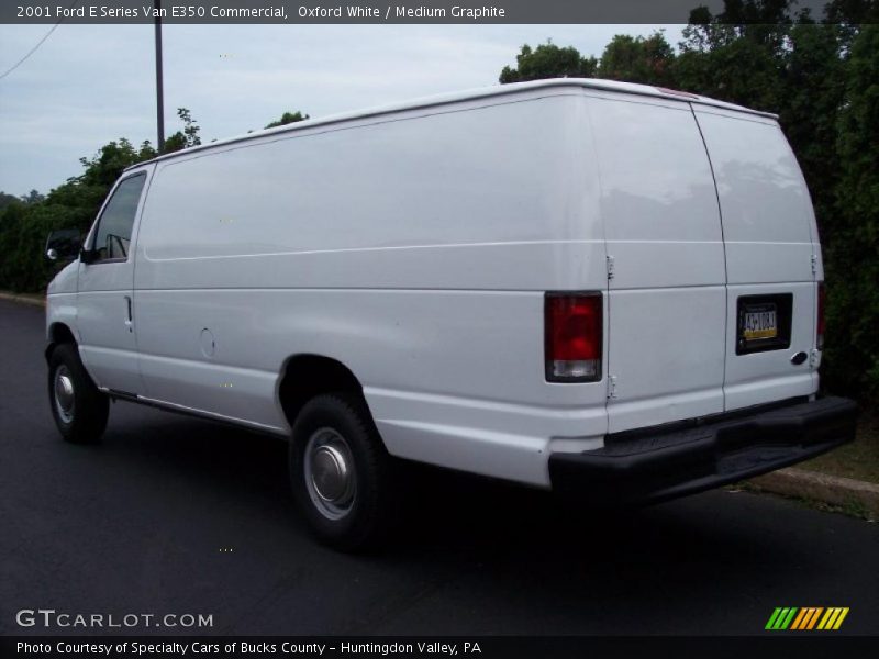 Oxford White / Medium Graphite 2001 Ford E Series Van E350 Commercial