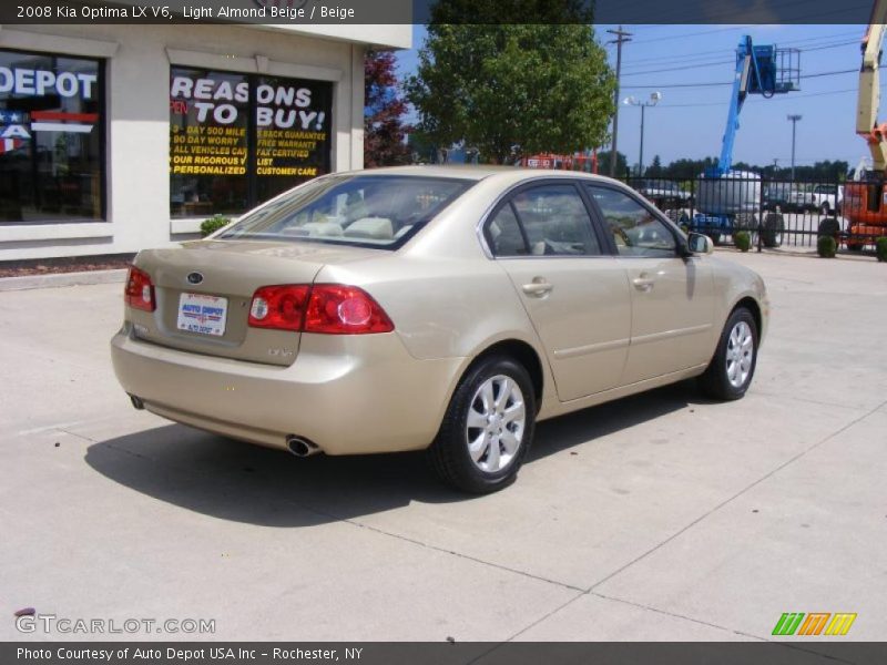 Light Almond Beige / Beige 2008 Kia Optima LX V6