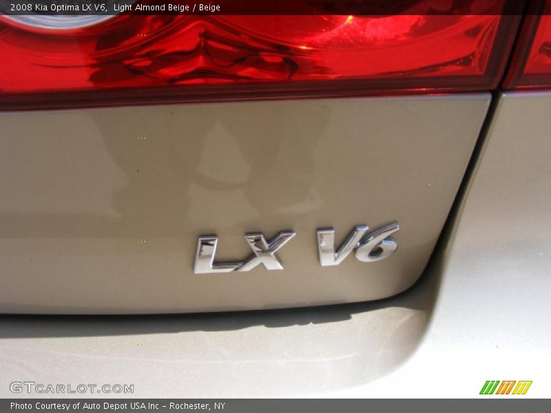 Light Almond Beige / Beige 2008 Kia Optima LX V6