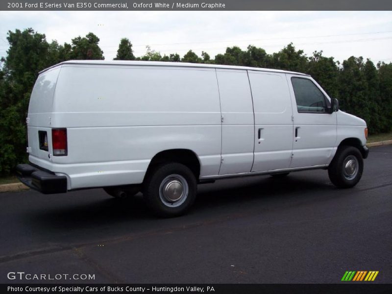 Oxford White / Medium Graphite 2001 Ford E Series Van E350 Commercial