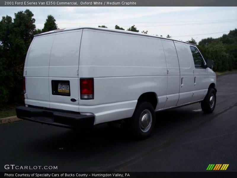 Oxford White / Medium Graphite 2001 Ford E Series Van E350 Commercial