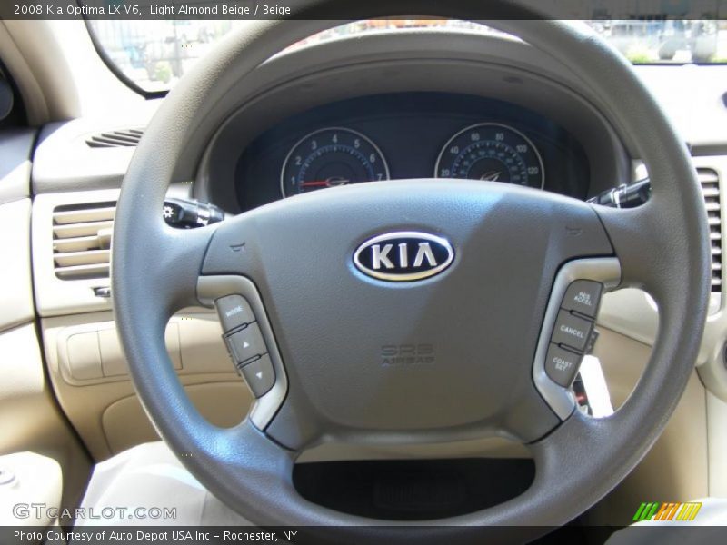 Light Almond Beige / Beige 2008 Kia Optima LX V6