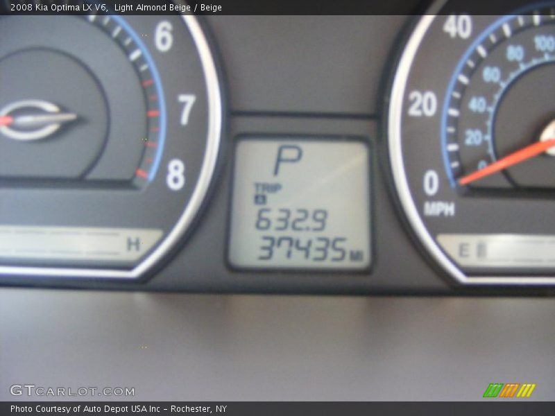 Light Almond Beige / Beige 2008 Kia Optima LX V6