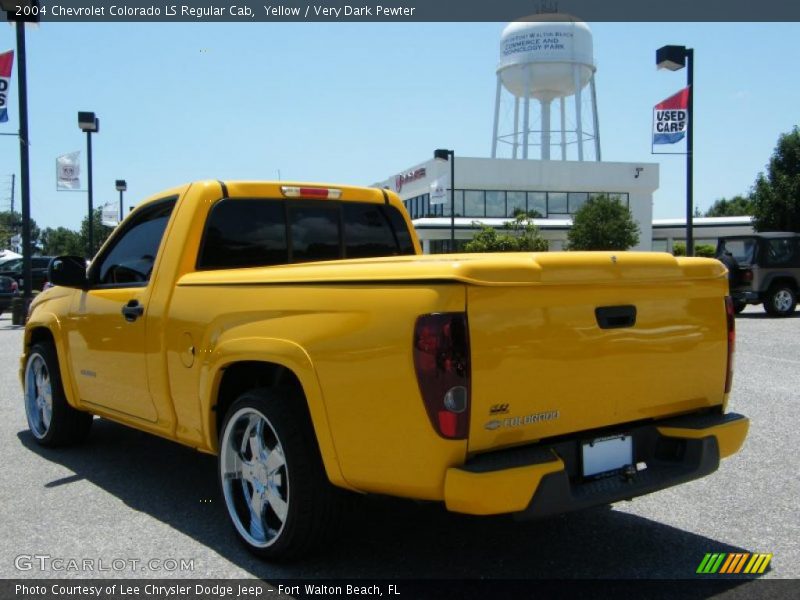 Yellow / Very Dark Pewter 2004 Chevrolet Colorado LS Regular Cab