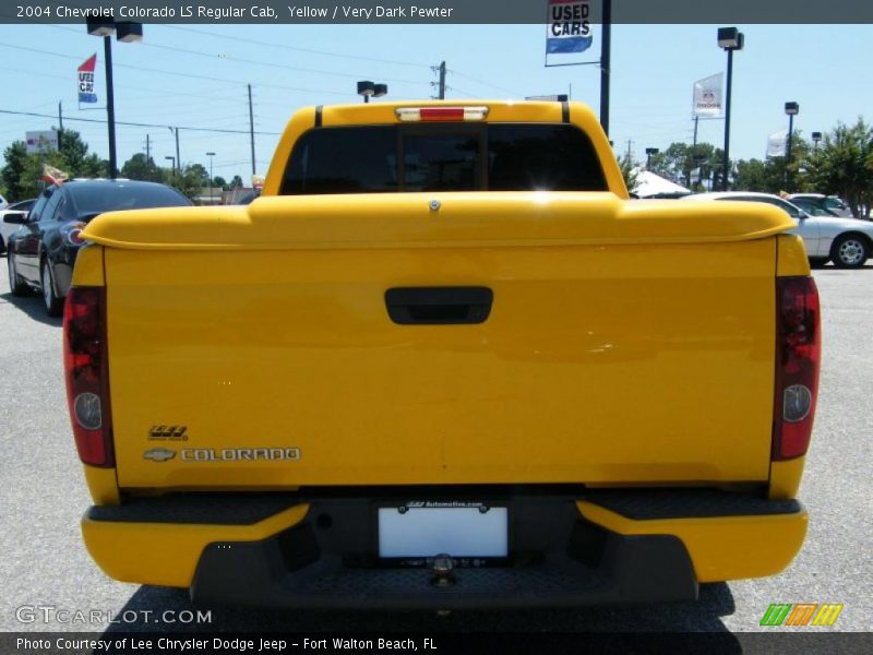 Yellow / Very Dark Pewter 2004 Chevrolet Colorado LS Regular Cab